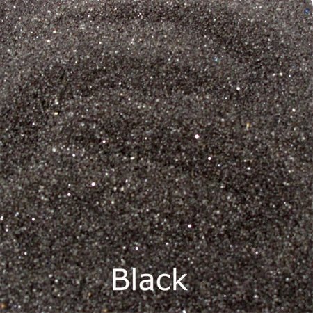 SCENIC SAND 25 lbs Activa Bag of Bulk Colored Sand, Black SC81463